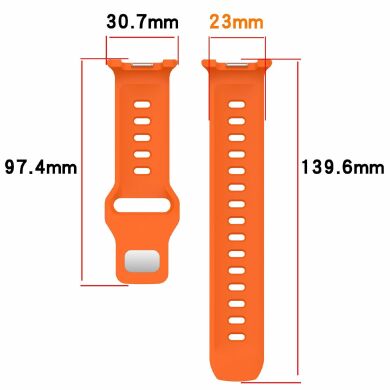 Ремешок Deexe Sport Band для Samsung Galaxy Watch 8 (40/44mm) / 8 Classic - White