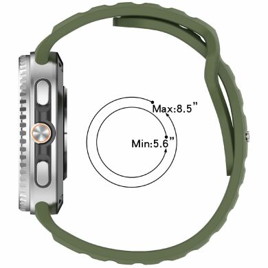 Ремешок Deexe Sport Band для Samsung Galaxy Watch 8 (40/44mm) / 8 Classic - White