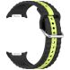 Ремешок Reframe Vertical Strip для Samsung Galaxy Watch 8 (40/44mm) / 8 Classic / Ultra (2025) - Black / Lime. Фото 1 из 5