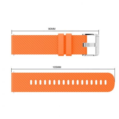 Ремешок UniCase Rhombus Texture для Samsung Galaxy Watch 42mm / Watch 3 41mm - Orange