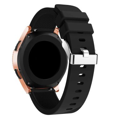 Ремешок UniCase Twill Texture для Samsung Galaxy Watch 42mm / Watch 3 41mm - Black