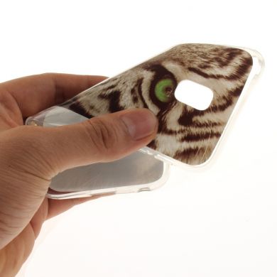 Силіконовий (TPU) чохол Deexe Life Style для Samsung Galaxy J3 2017 (J330), Tiger Pattern