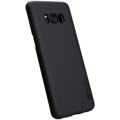 Пластиковый чехол NILLKIN Frosted Shield для Samsung Galaxy S8 Plus (G955) + пленка - Black