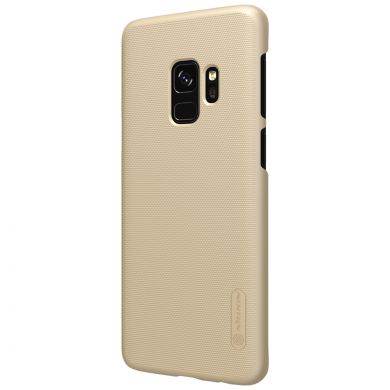 Пластиковый чехол NILLKIN Frosted Shield для Samsung Galaxy S9 (G960) - Gold