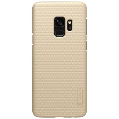 Пластиковый чехол NILLKIN Frosted Shield для Samsung Galaxy S9 (G960) - Gold