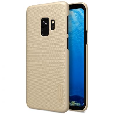 Пластиковый чехол NILLKIN Frosted Shield для Samsung Galaxy S9 (G960) - Gold