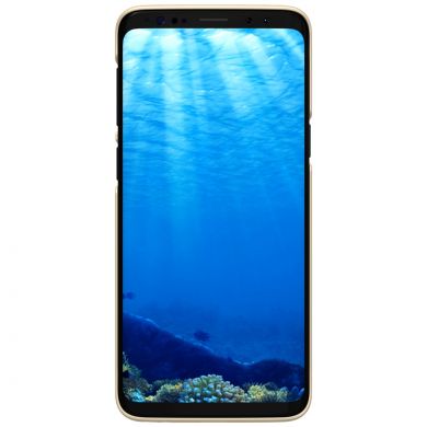 Пластиковый чехол NILLKIN Frosted Shield для Samsung Galaxy S9 (G960) - Gold