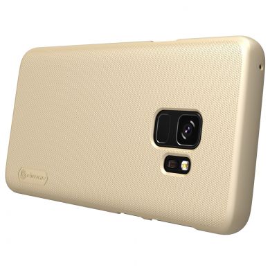 Пластиковый чехол NILLKIN Frosted Shield для Samsung Galaxy S9 (G960) - Gold