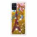 Силиконовая (TPU) накладка Deexe Fashion Glitter для Samsung Galaxy A51 (А515) - Eiffel Tower. Фото 3 из 7