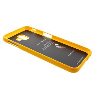 Силиконовый чехол MERCURY Glitter Powder для Samsung Galaxy J6+ (J610) - Yellow