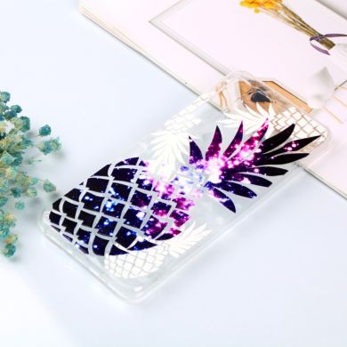 Силіконовий чохол UniCase 3D Diamond Pattern для Samsung Galaxy A7 2018 (A750), Purple Pineapple