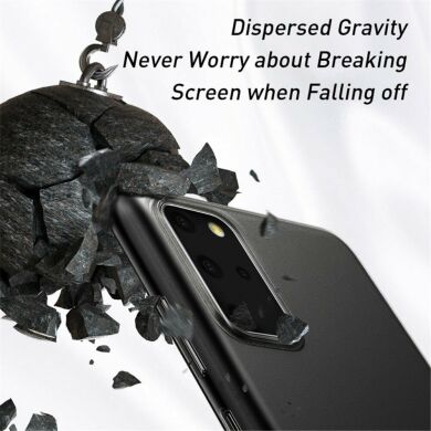 Силіконовий (TPU) чохол BASEUS Ultra Thin Matte для Samsung Galaxy S20 Plus (G985) - Transparent Black