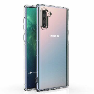 Силіконовий (TPU) чохол Deexe Clear Cover для Samsung Galaxy Note 10 (N970) - Transparent