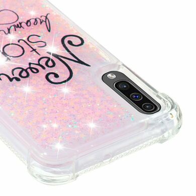 Силіконовий (TPU) чохол Deexe Fashion Glitter для Samsung Galaxy A50 (A505) / A30s (A307) / A50s (A507) - Never Stop Dreaming