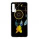 Силиконовый (TPU) чехол Deexe LumiCase для Samsung Galaxy A7 2018 (A750) - Feather Dream Catcher. Фото 1 из 6