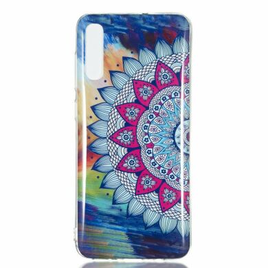 Силіконовий (TPU) чохол Deexe LumiCase для Samsung Galaxy A70 (A705) - Mandala Flower