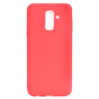 Силіконовий (TPU) чохол Deexe Matte Case для Samsung Galaxy A6+ 2018 (A605) - Red