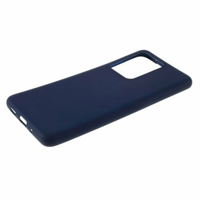 Силиконовый (TPU) чехол Deexe Matte Case для Samsung Galaxy S20 Ultra (G988) - Dark Blue