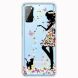 Силіконовий (TPU) чохол Deexe Pretty Glossy для Samsung Galaxy A41 (A415) - Beautiful Girl