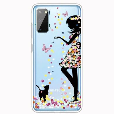 Силіконовий (TPU) чохол Deexe Pretty Glossy для Samsung Galaxy A41 (A415) - Beautiful Girl