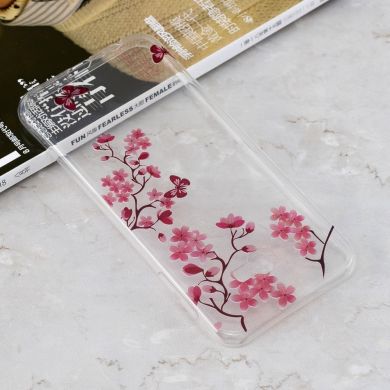 Силіконовий (TPU) чохол Deexe Pretty Glossy для Samsung Galaxy J4+ (J415) - Flowers and Butterflies