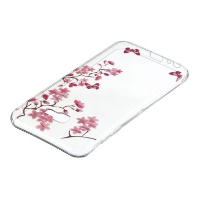 Силіконовий (TPU) чохол Deexe Pretty Glossy для Samsung Galaxy J4+ (J415) - Flowers and Butterflies