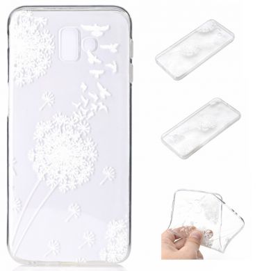 Силіконовий (TPU) чохол Deexe Pretty Glossy для Samsung Galaxy J6+ (J610), Dandelion