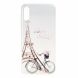 Силиконовый (TPU) чехол Deexe Pretty Glossy для Samsung Galaxy M10 (M105) - Eiffel Tower and Bicycle. Фото 1 из 4