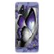 Силиконовый (TPU) чехол Deexe Pretty Glossy для Samsung Galaxy M51 (M515) - Purple Butterfly. Фото 1 из 5