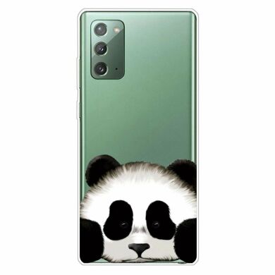 Силіконовий (TPU) чохол Deexe Pretty Glossy для Samsung Galaxy Note 20 (N980) - Panda