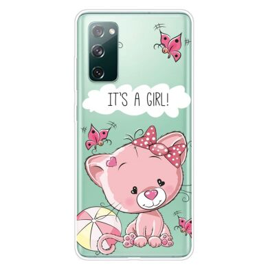 Силиконовый (TPU) чехол Deexe Pretty Things для Samsung Galaxy S20 FE (G780) - Cartoon Animal