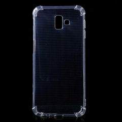 Силиконовый (TPU) чехол Deexe Thin Armor для Samsung Galaxy J6+ (J610) - Transparent