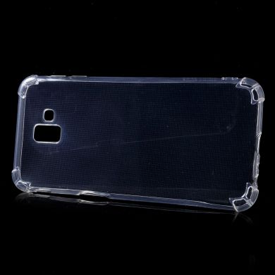 Силиконовый (TPU) чехол Deexe Thin Armor для Samsung Galaxy J6+ (J610) - Transparent