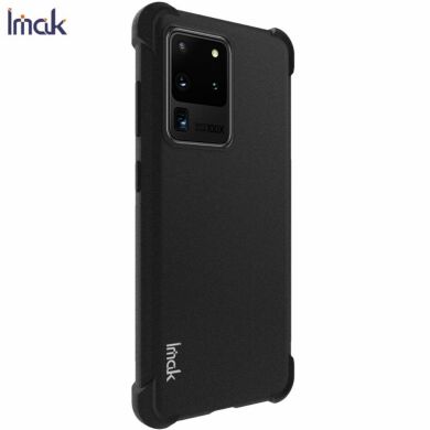 Силіконовий (TPU) чохол IMAK Airbag Case для Samsung Galaxy S20 Ultra (G988) - Matte Black