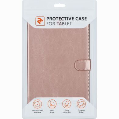 Универсальный чехол 2Е Basic для планшетов с диагональю 7-8 дюймов - Beige Pink