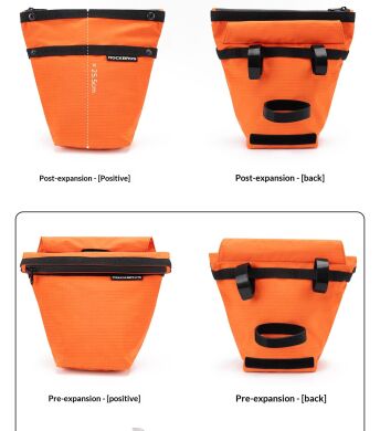 Велосипедна сумка ROCKBROS W20 Nylon Bag - Orange