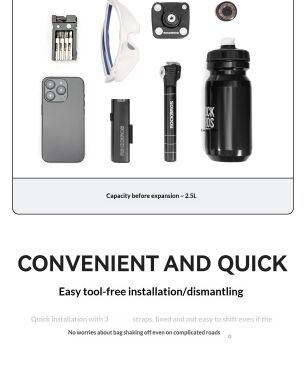 Велосипедна сумка ROCKBROS W20 Nylon Bag - Orange