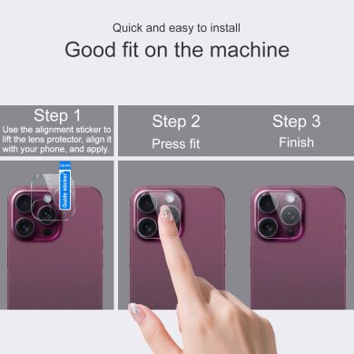 Защитное стекло на камеру IMAK Integrated Lens Protector для Samsung Galaxy S25 FE (S731)
