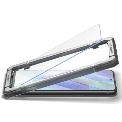 Комплект захисних стекол Spigen (SGP) GLAS.tR AlignMaster для Samsung Galaxy S21 FE (G990)