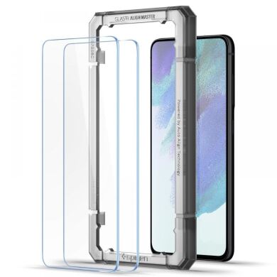 Комплект захисних стекол Spigen (SGP) GLAS.tR AlignMaster для Samsung Galaxy S21 FE (G990)