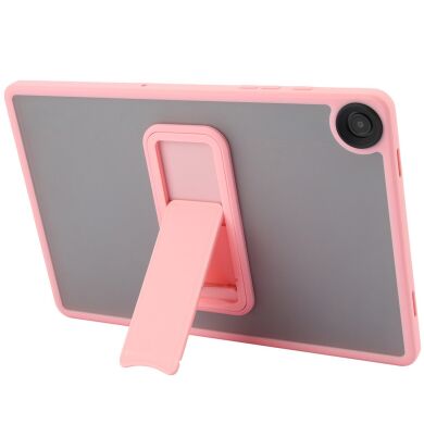 Защитный чехол Deexe Crystal Kickstand для Samsung Galaxy Tab A11 Plus (X230/236) - Pink