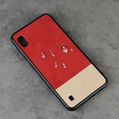 Захисний чохол Deexe Elegant Series для Samsung Galaxy A10 (A105) - Red
