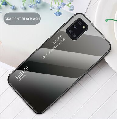 Защитный чехол Deexe Gradient Color для Samsung Galaxy A31 (A315) - Black / Gray