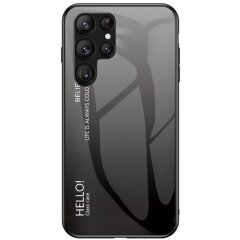Защитный чехол Deexe Gradient Color для Samsung Galaxy S23 Ultra - Black / Grey
