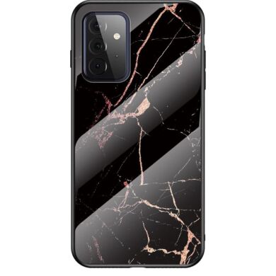 Защитный чехол Deexe Gradient Pattern для Samsung Galaxy A72 (А725) - Black / Gold