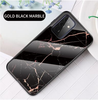 Защитный чехол Deexe Gradient Pattern для Samsung Galaxy A72 (А725) - Black / Gold