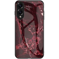 Защитный чехол Deexe Gradient Pattern для Samsung Galaxy S25 Edge (S937) - Red