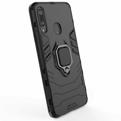 Защитный чехол Deexe Hybrid Case для Samsung Galaxy A20s (A207) - Black