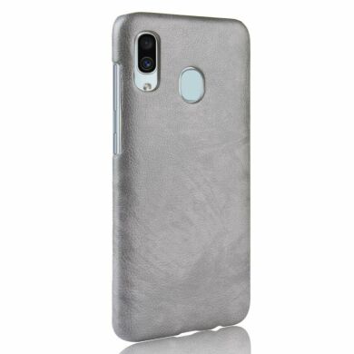 Захисний чохол Deexe Leather Back Cover для Samsung Galaxy A40 (А405) - Grey