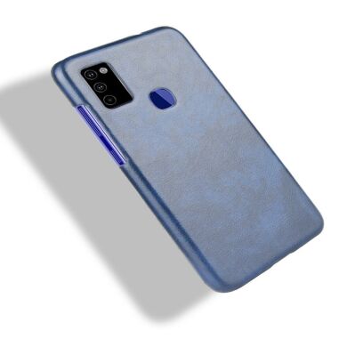 Защитный чехол Deexe Leather Back Cover для Samsung Galaxy M51 (M515) - Blue